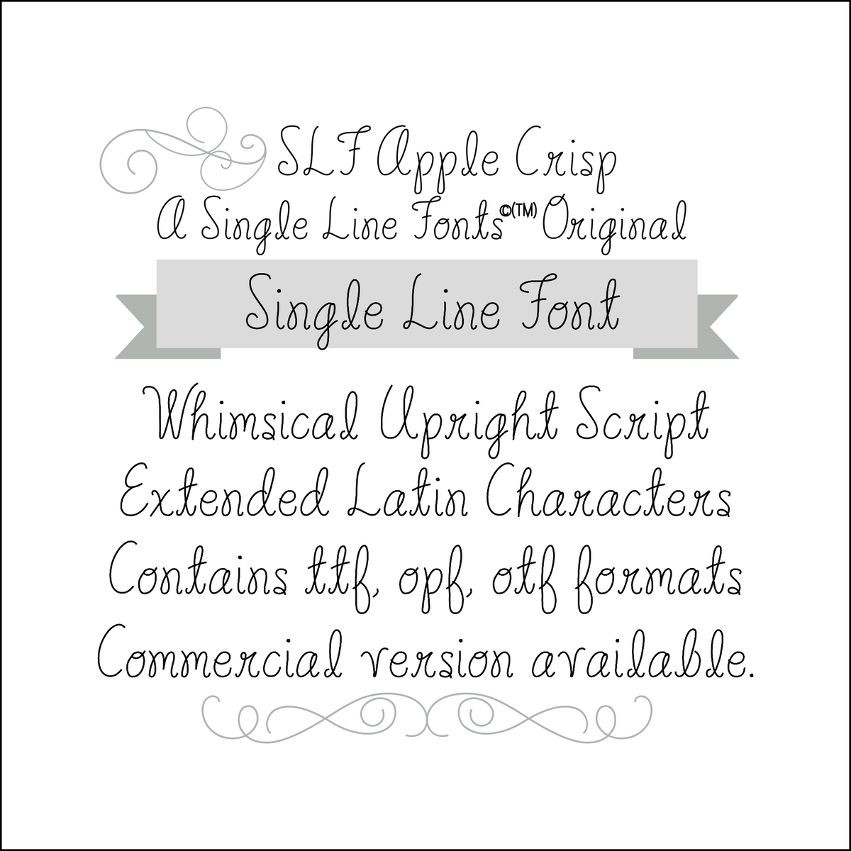 single-line-font-apple-crisp-single-line-fonts