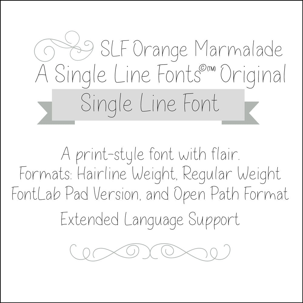 slf marmalade single line font for glowforge