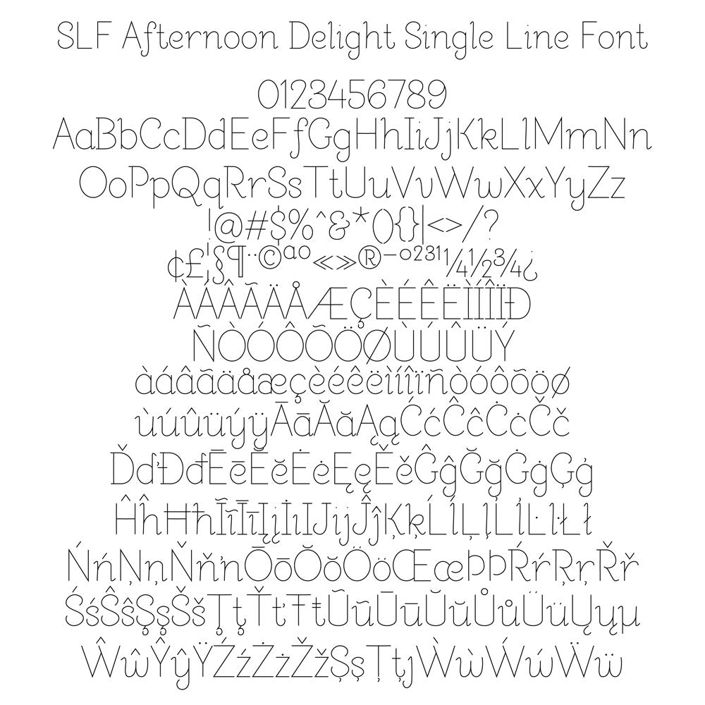 Single Line Font