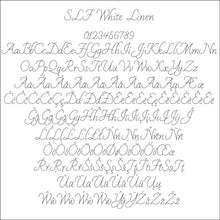 Load image into Gallery viewer, Single Line Font &quot;SLF White Linen&quot;