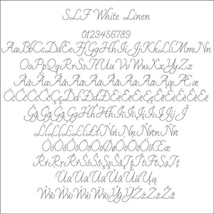 Single Line Font "SLF White Linen"