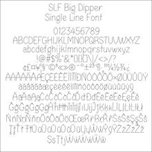 Load image into Gallery viewer, Single Line Font &quot;SLF Big Dipper&quot;