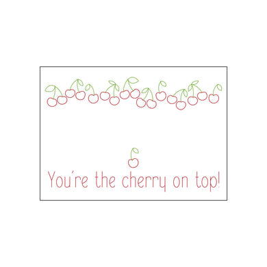 Cherry on Top Card Design