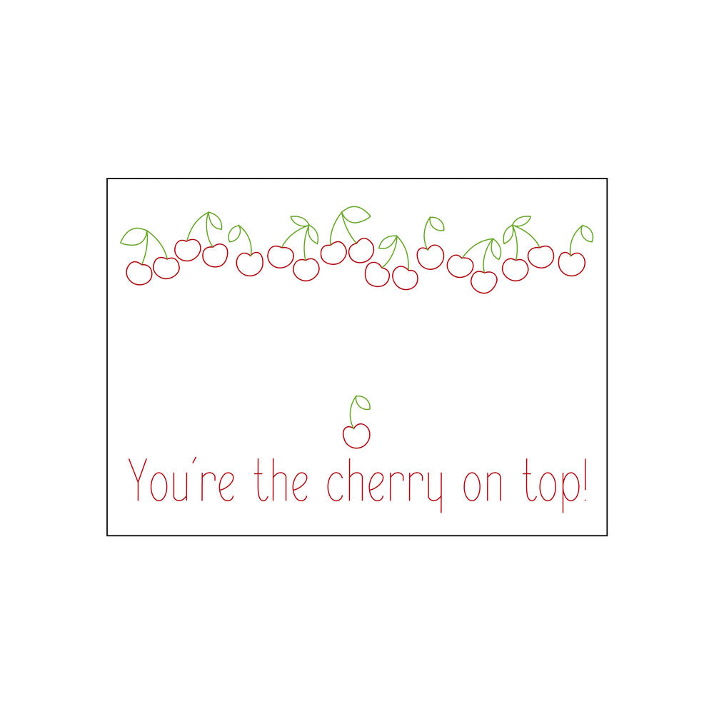 Cherry on Top Card Design