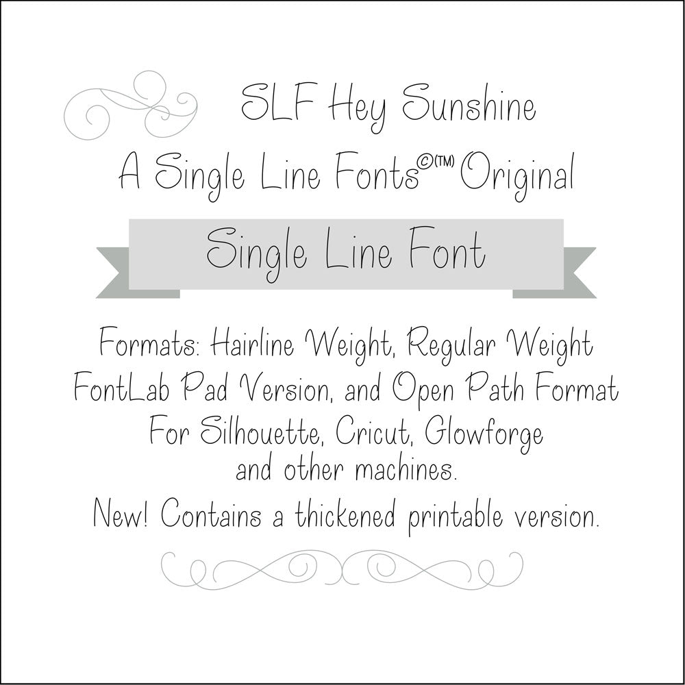 Single Line Font 