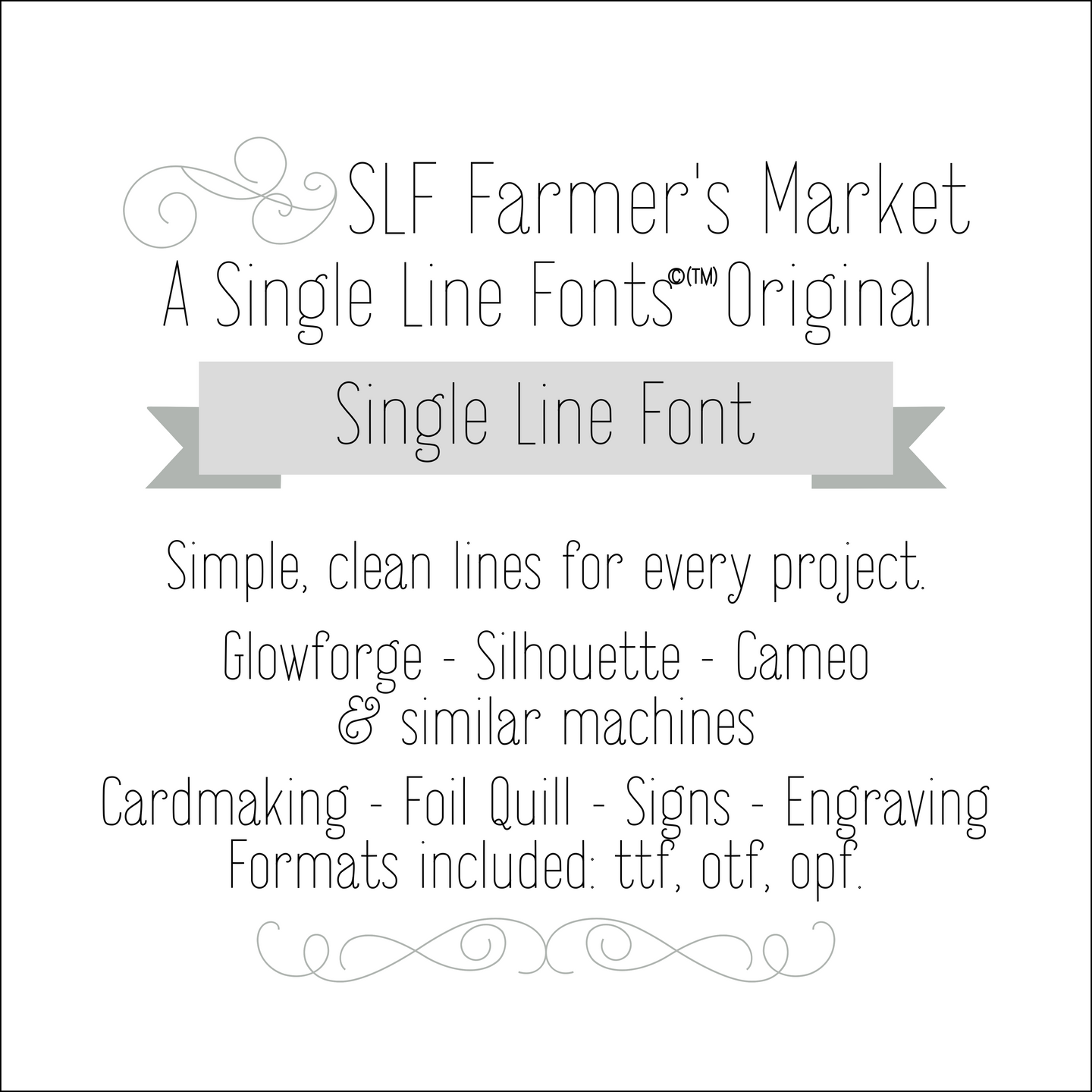 Single Line Font 