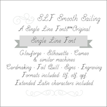 Load image into Gallery viewer, Single Line Font &quot;SLF Smooth Sailing&quot;