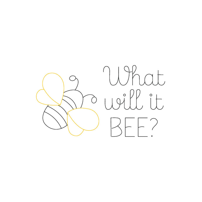 What Will it Bee Single Line Design