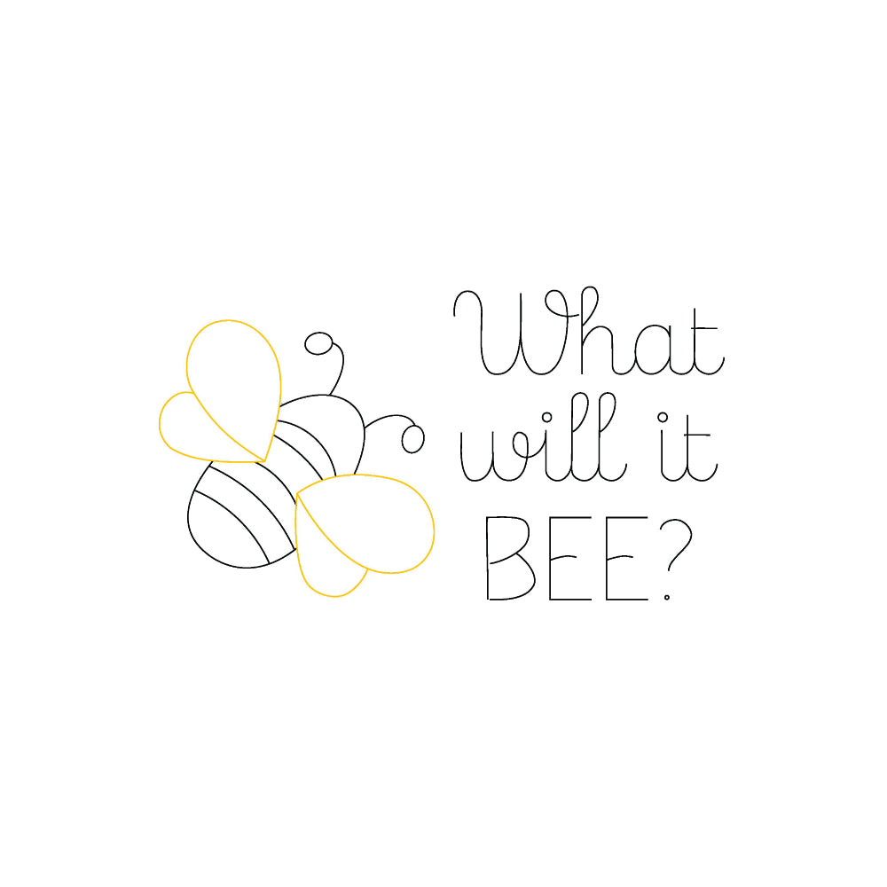 What Will it Bee Single Line Design