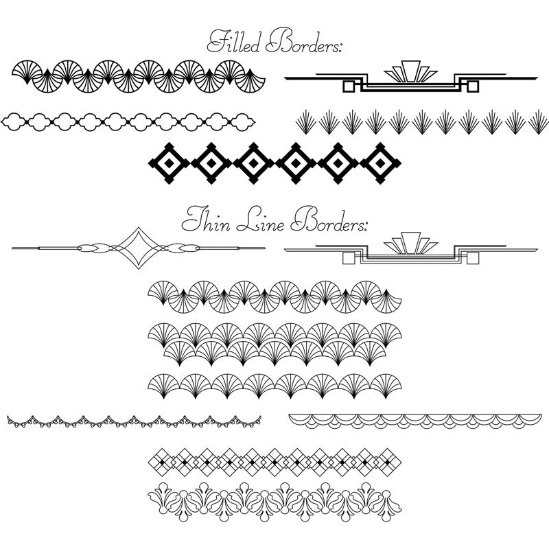 Simple Line Borders Designs