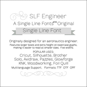 Single Line Font "Engineer"