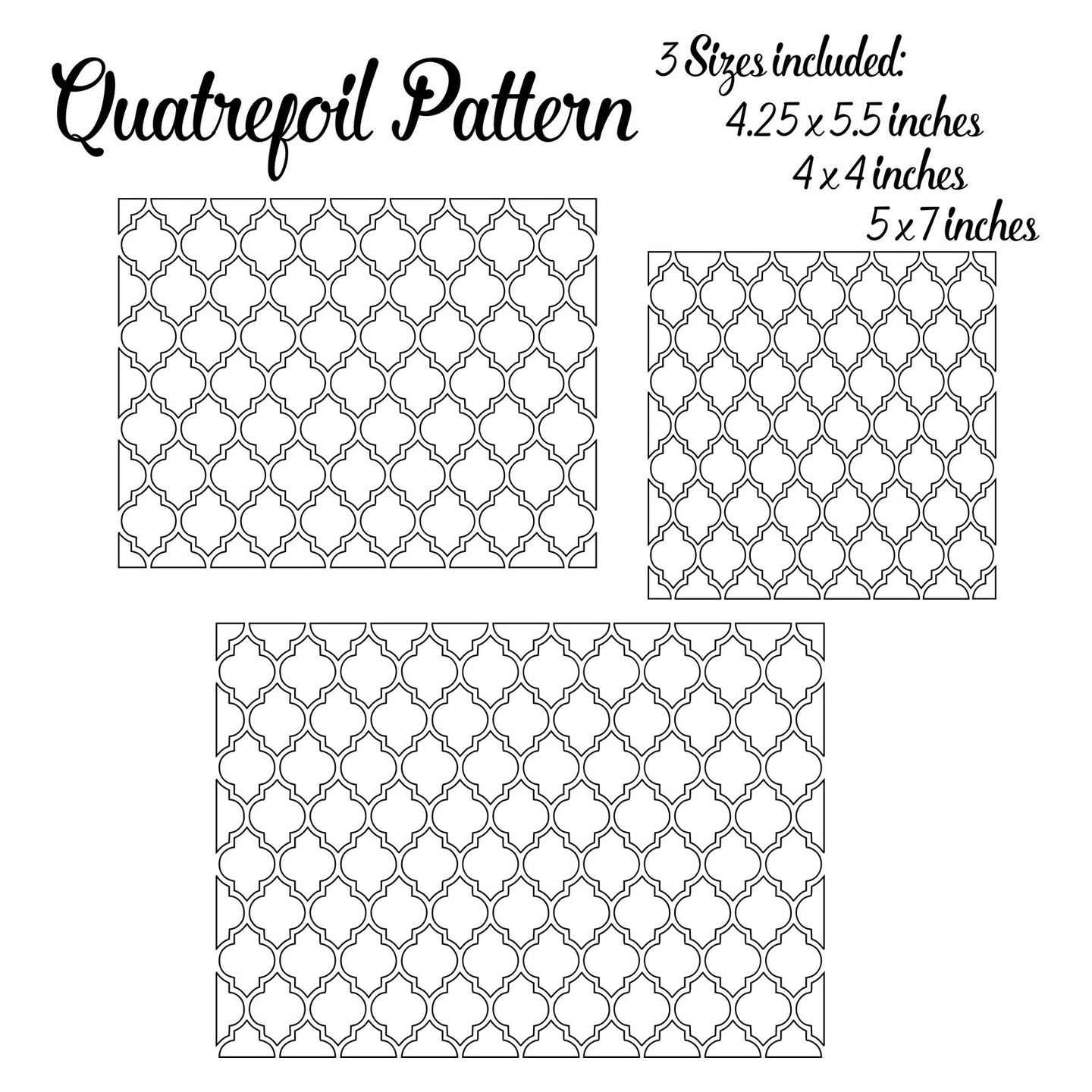 quatrefoil pattern svg download for foil quilling