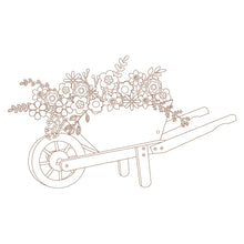 Load image into Gallery viewer, wheelbarrow with flowers for download