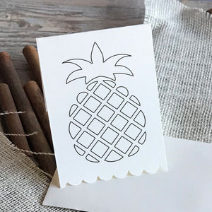 downloadable png pineapple svg line design for cricut machines