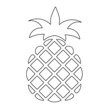 Load image into Gallery viewer, donwloadable pineapple design svg vector pineapple for embossing