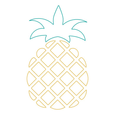 single line fonts pineappls svg download for foil quilling