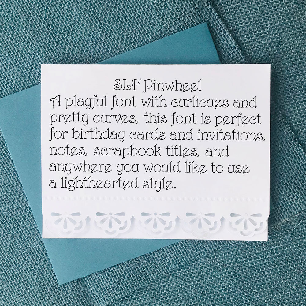 slf pinwheel sketch pen font single stroke fonts for cardmaking