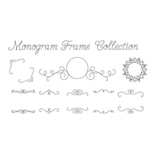 Load image into Gallery viewer, slf single line vine monogram font frames collection